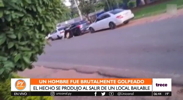 Villarrica: Desconocidos golpean a un hombre al salir de una discoteca - trece