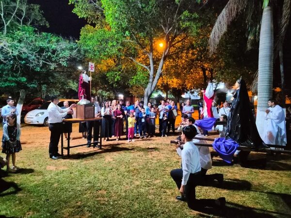 Tupasy ñuguaitî revivió la resurrección de Jesús, en Itauguá - Nacionales - ABC Color