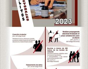 Fiscalía recuerda delitos electorales y sanciones