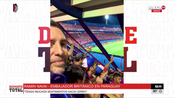 Embajador británico tras ver un partido desde La Nueva Olla: “Prefiero ir a un partido acá que en Londres” - Megacadena — Últimas Noticias de Paraguay