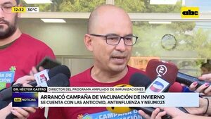 Video: Arrancó campaña de vacunación de invierno  - ABC Noticias - ABC Color