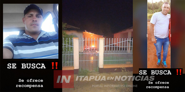 PRENDIERON FUEGO A CASAS DE HERMANOS BUSCADOS POR ASESINAR A SU PROPIO PRIMO EN SAN PEDRO DEL PNÁ. - Itapúa Noticias