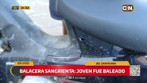 Balacera sangrienta: Joven fue baleado en Santa Ana - C9N