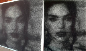 Artista ovetense realiza retratos con clavos e hilos - OviedoPress