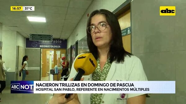 Video: Nacieron trillizas en Domingo de Pascua - ABC Noticias - ABC Color
