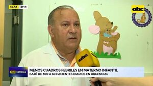Video: Menos cuadros febriles en Materno Infantil  - ABC Noticias - ABC Color