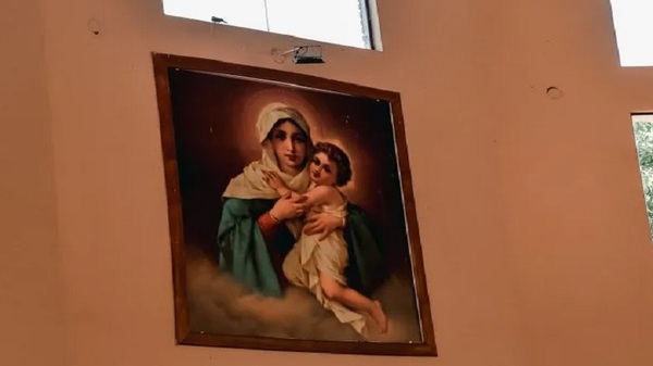 Hurtan imagen de una capilla de Ciudad del Este - Noticias Paraguay