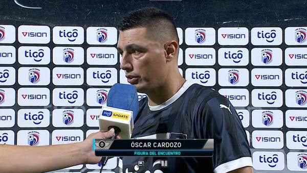 [VIDEO] Oscar Cardozo: “Demostramos que queremos estar en la punta”
