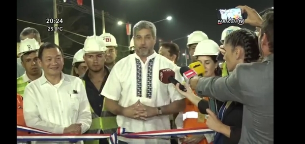 Presidente Abdo habilita oficialmente cruce de Tres Bocas - .::Agencia IP::.