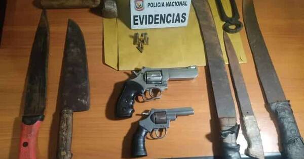 La Nación / Detienen a cinco hombres con frondosos antecedentes en Capiatá