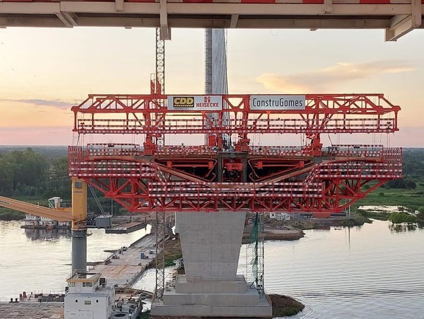 Se reactivaron los trabajos en el puente Héroes del Chaco - .::Agencia IP::.