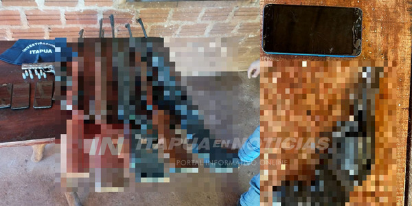 ALLANARON VIVIENDAS EN PROSECUCIÓN AL ROBO Y ASESINATO EN CAMBYRETÁ - Itapúa Noticias