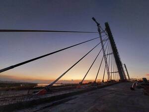 Se reactivaron los trabajos en el puente Héroes del Chaco
