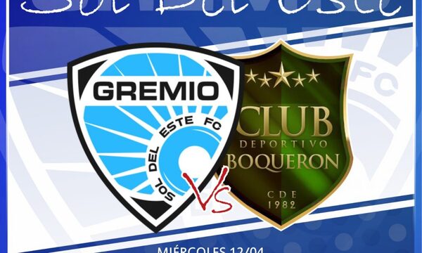 Sol del Este y Boquerón se medirán en amistoso