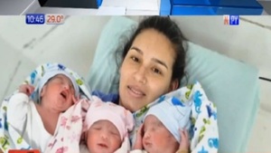 ¡Enhorabuena! Nacieron trillizos en el Hospital San Pablo - Noticias Paraguay