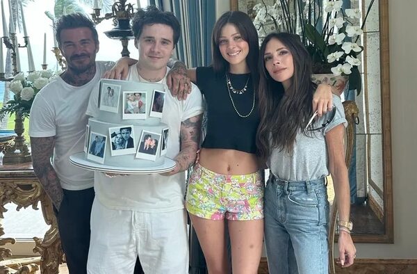 Los Beckham celebraron las Bodas de Papel de Brooklyn y Nicola Peltz - Gente - ABC Color