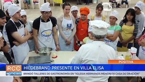 Hildebrand impulsó taller de confitería a fin de dotar de habilidades a ciudadanos de Villa Elisa