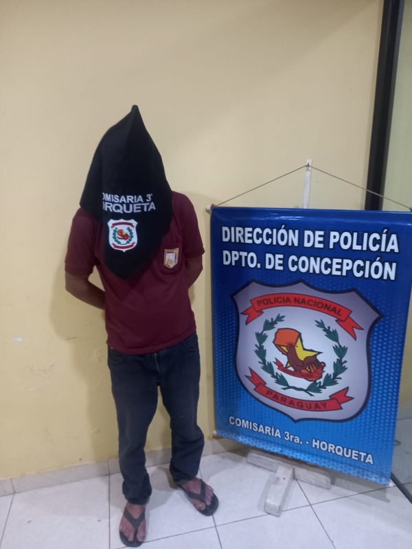 Horqueta: Hombre ebrio es detenido tras maltratar a su tía de 75 años