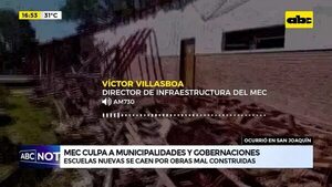 Video: MEC culpa a municipalidades y gobernaciones - ABC Noticias - ABC Color