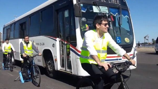 Choferes de colectivos serán ciclistas por un día en Asunción