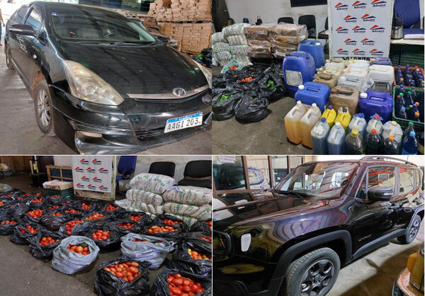 Aduana del Este decomisó vehículos, azúcar, pollo, productos frutihortícolas y combustible - Noticde.com