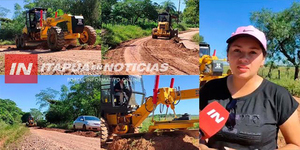 DISTRITO DE JOSÉ L. OVIEDO TRABAJA ARDUAMENTE EN MEJORAMIENTOS DE CAMINOS RURALES - Itapúa Noticias