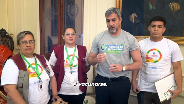 Campaña Invierno 2023: Presidente insta a la población a la vacunación preventiva