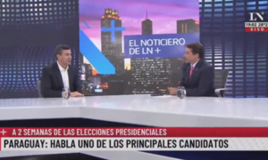 (VIDEO) Santiago Peña en Baires promete profundizar vínculos con la Argentina