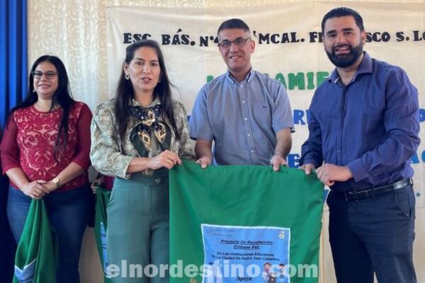 Intendente Municipal y Primera Dama de Pedro Juan Caballero presentes en lanzamiento de proyecto de recolección de envases PET
