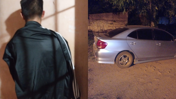 Policía recupera vehículo robado y detiene a hombre armado en San Pedro del Paraná