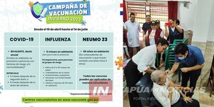 INSTAN A LA CIUDADANÍA ITAPUENSE A VACUNARSE PARA AFRONTAR EL INVIERNO - Itapúa Noticias