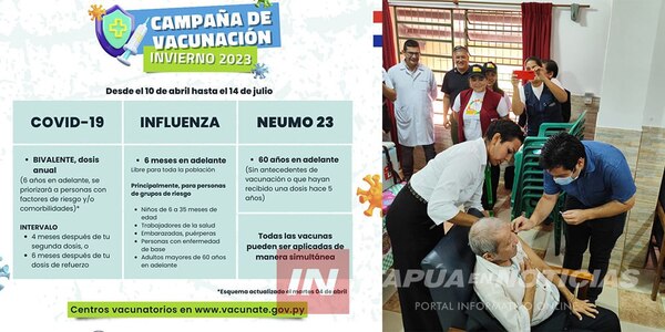 INSTAN A LA CIUDADANÍA ITAPUENSE A VACUNARSE PARA AFRONTAR EL INVIERNO - Itapúa Noticias