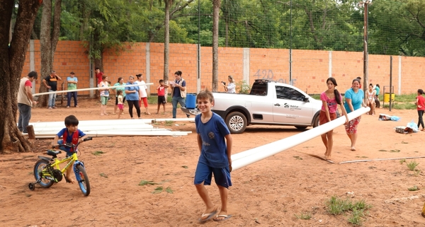 Hábitat logra aliados para dar apoyo en saneamiento e higiene a 133 familias de Luque