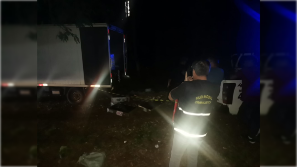 ¡Jeyma! Falsos polis pelaron camión de encomiendas