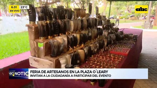 Video: Feria artesana en Plaza O’Leary - ABC Noticias - ABC Color