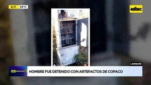 Video: Hombre fue detenido con artefactos de Copaco - ABC Noticias - ABC Color