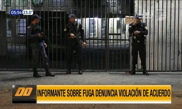 Informante denuncia violación de acuerdo | Telefuturo