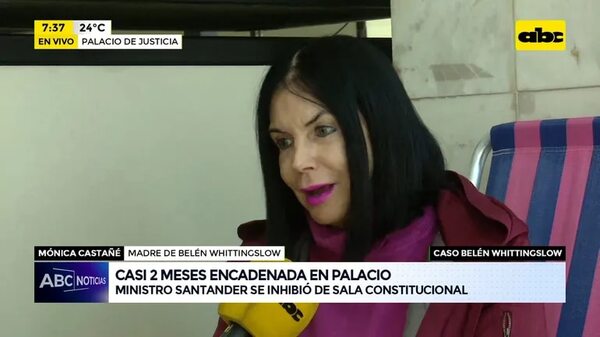 Video: Encadenada para exigir justicia - ABC Noticias - ABC Color