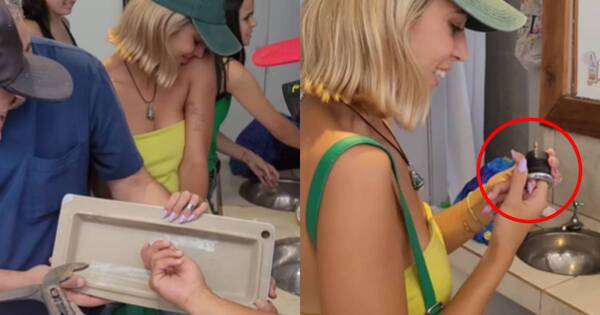 La Nación / ¿Manicura o dedo atascado en la cisterna?, ciudadana argentina optó por la belleza