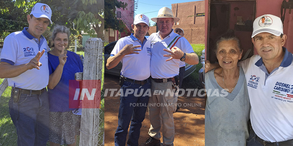 DIOSNEL CARÍSIMO: “QUIERO SEGUIR REPRESENTANDO A LA CIUDADANÍA EN LA GOBERNACIÓN DE ITAPÚA” - Itapúa Noticias