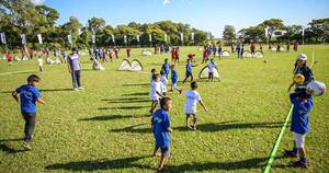 La Nación / Programa Golazo: más de 500 niños de Benjamín Aceval disfrutaron de jornada deportiva