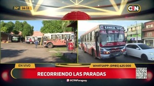 Paradas llenas, calles vacías, ¿Qué pasa con los buses? - C9N