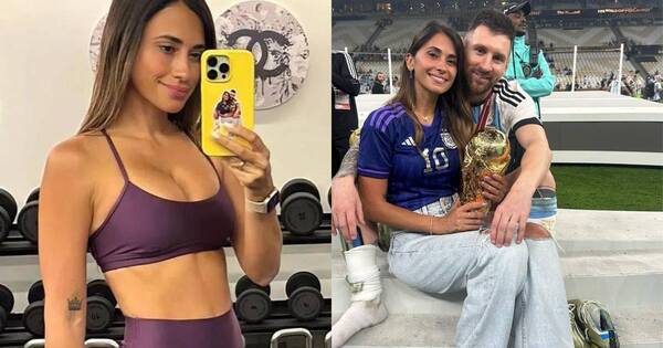 La Nación / ¡Antonella Roccuzzo tiene a Messi pegado al celular!