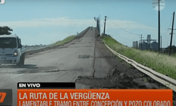 Ruta de la vergüenza entre Concepción y Pozo Colorado | Telefuturo