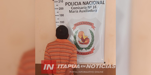 HABRÍA AMENAZADO CON UN MACHETE A SU MADRE Y TERMINÓ PRESO - Itapúa Noticias