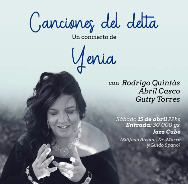 Yenia & trío presentan el show “Canciones del Delta” en Jazz Cube - .::Agencia IP::.