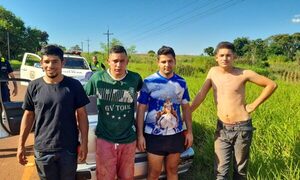 Atrapan a cuatro jóvenes tras robar dinero y celulares en una zona rural – Diario TNPRESS