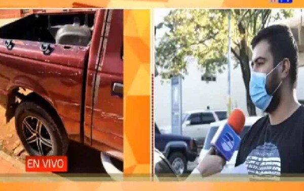 Le robaron su camioneta mientras nacía su bebé en Asunción – Prensa 5