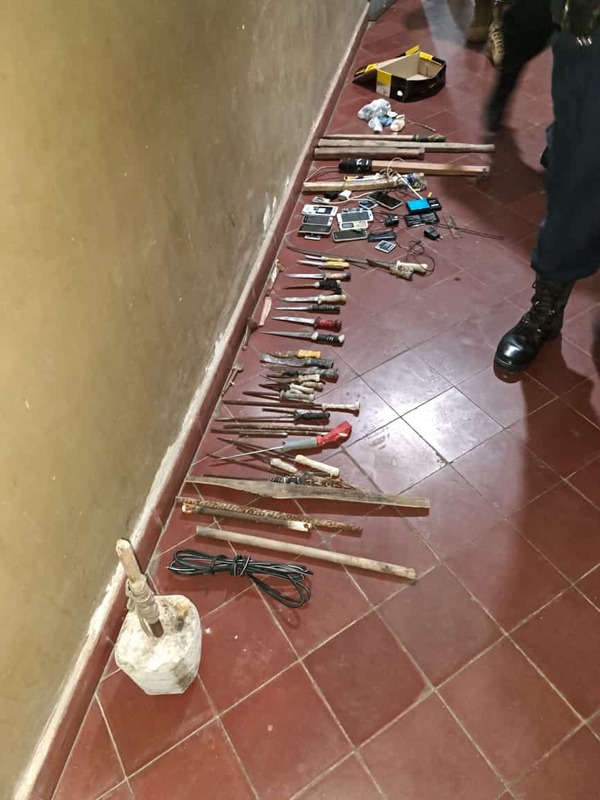 INCAUTAN 52 ARMAS BLANCAS EN PENAL DE SAN PEDRO - La Voz del Norte