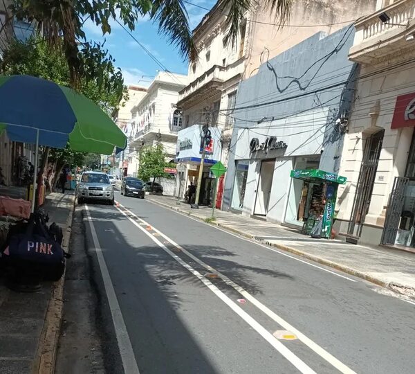 PMT denunció ante la Policía el robo de los bolardos de la bicisenda sobre Palma y ya hay un detenido - Nacionales - ABC Color